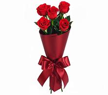 Букет 5 Красных роз Эдлесс Лав в Автополигон