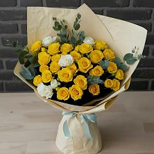 Букет цветов из:  Розы в Автополигон