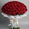 Букет 101 Красная роза Блэк Мэджик в Автополигон