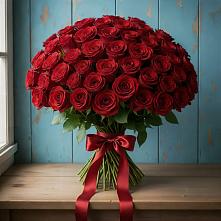 Букет Красные розы Блэк Меджик в Автополигон