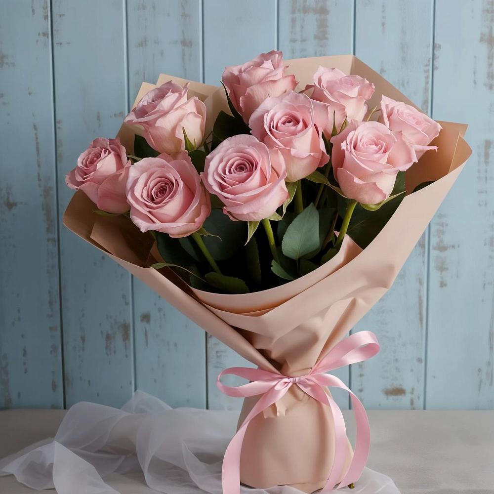 Букет цветов из: Розы в Автополигон