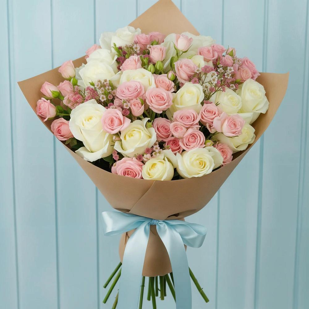 Букет цветов из: Розы в Автополигон