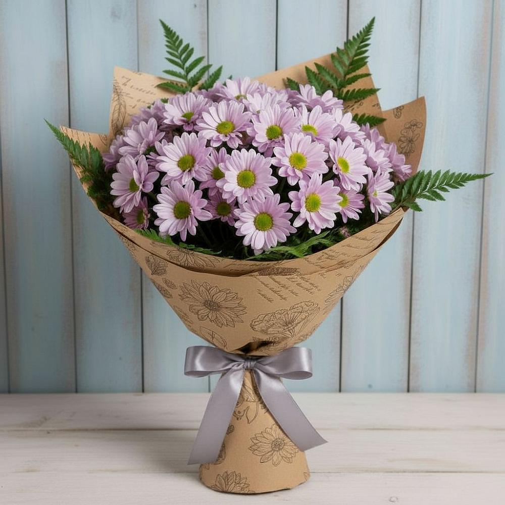 Букет цветов из: Хризантемы в Автополигон