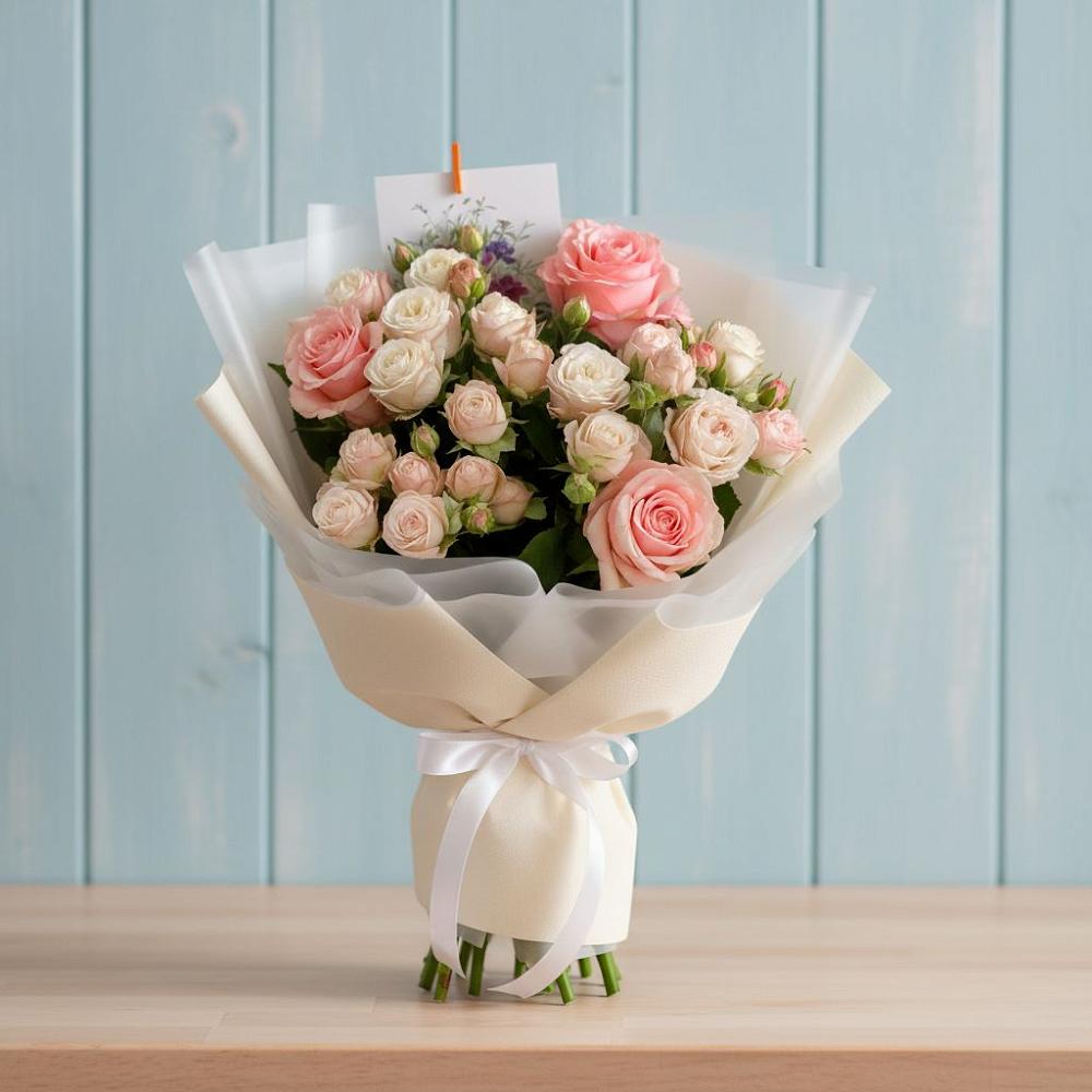 Букет цветов из: Розы в Автополигон