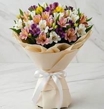 Букет цветов из:  Альстромерии в Автополигон