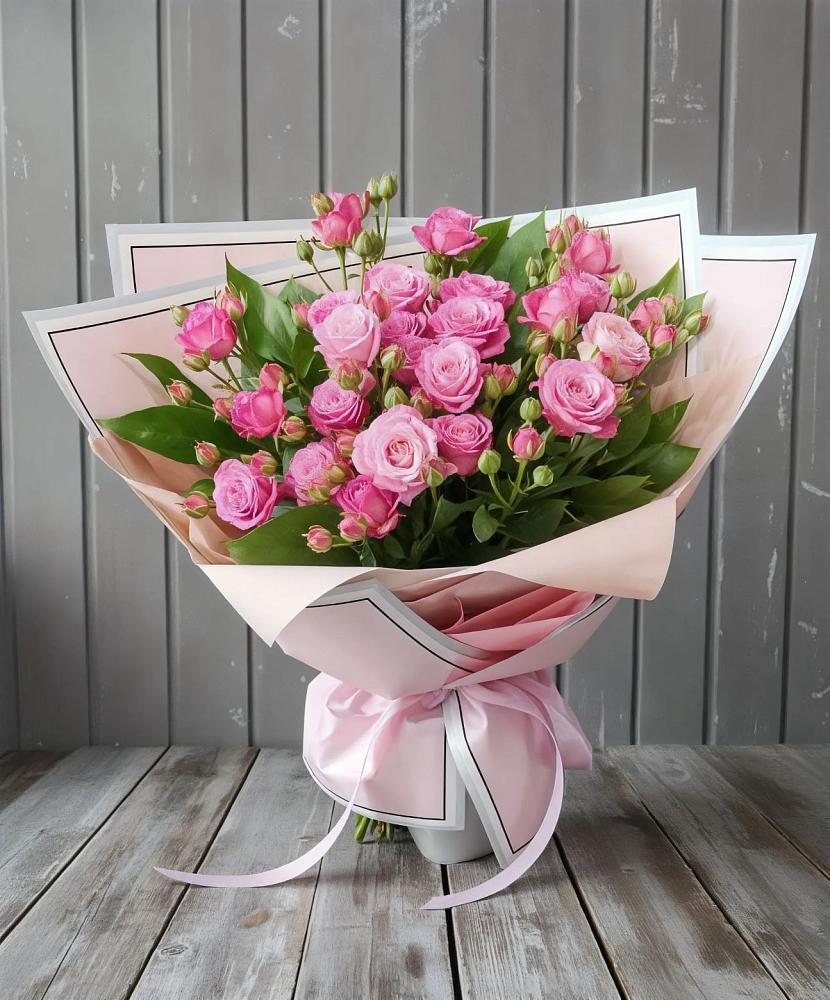 Букет Розовый кустик в Автополигон