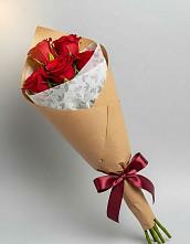 Букет цветов из:  Розы в Автополигон