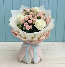 Букет цветов из:  Розы в Автополигон