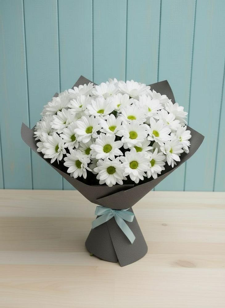 Букет цветов из: Хризантемы в Автополигон