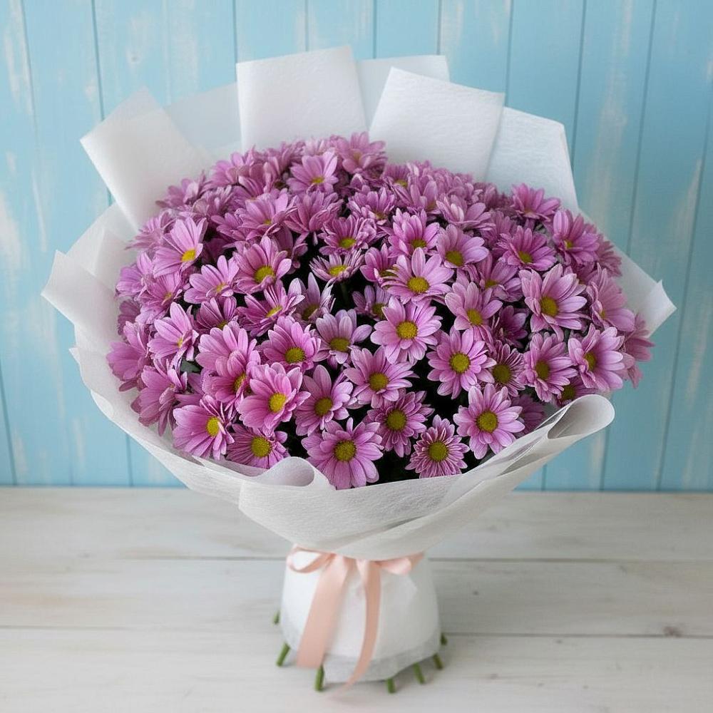 Букет цветов из: Хризантемы в Автополигон