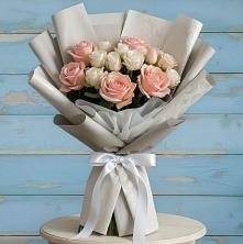 Букет цветов из:  Розы в Автополигон
