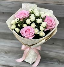 Букет цветов из:  Розы в Автополигон