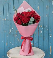 Букет цветов из:  Розы в Автополигон