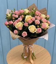 Букет цветов из:  Розы в Автополигон