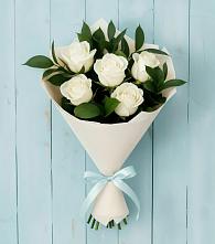 Букет цветов из:  Розы в Автополигон