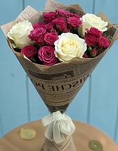 Букет цветов из:  Розы в Автополигон