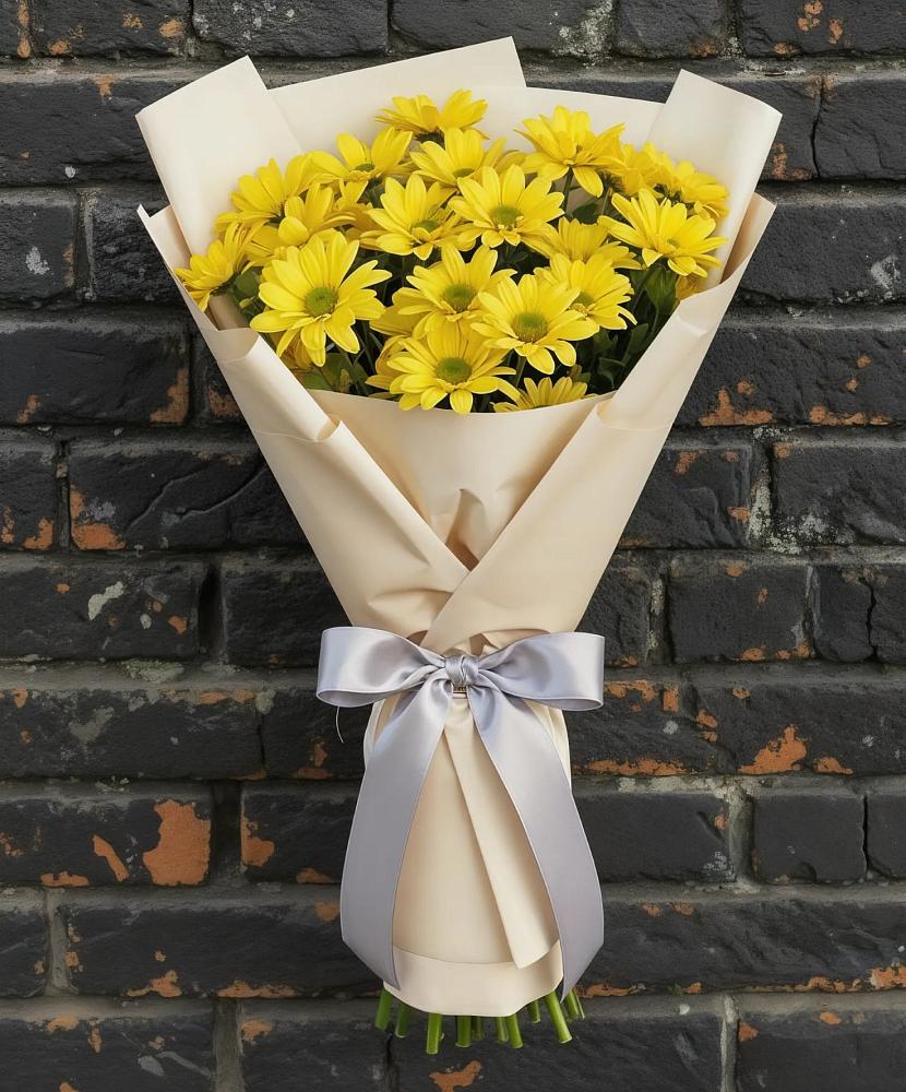 Букет цветов из: Хризантемы в Автополигон
