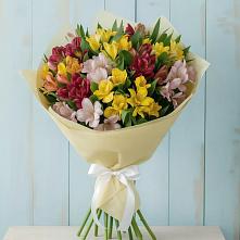 Букет цветов из:  Альстромерии в Автополигон