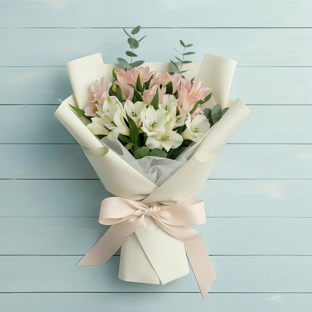 Букет цветов из: Альстромерии в Автополигон