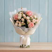 Букет цветов из:  Розы в Автополигон