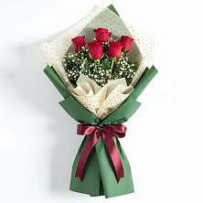 Букет цветов из:  Розы в Автополигон