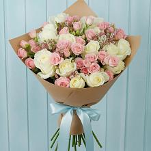 Букет цветов из:  Розы в Автополигон